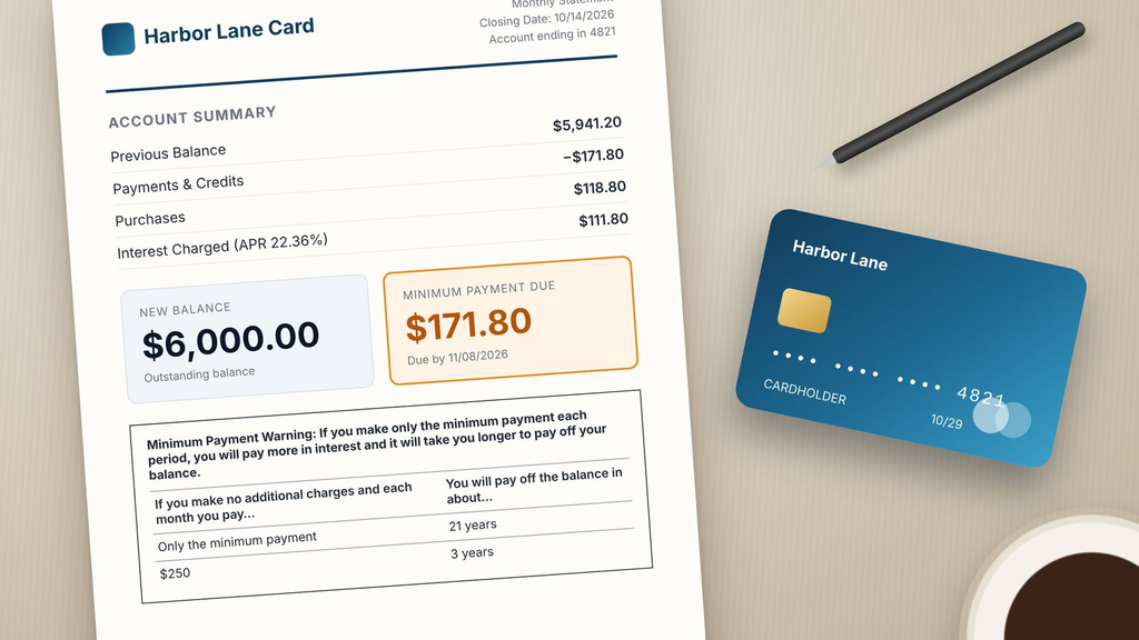 Why your minimum payment now covers less debt